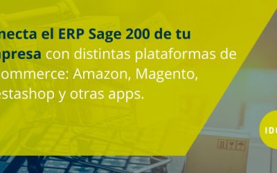 Conecta el ERP Sage 200 de tu empresa con distintas plataformas de eCommerce: Amazon, Magento, Prestashop y otras apps