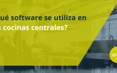 ¿Qué software se utiliza en las cocinas centrales?